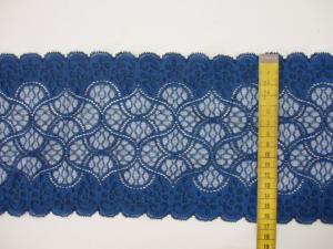 Sininen leveä joustopitsi